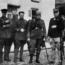 On the front and after experience he commanded 6th Royal Scots Fusiliers, c1916, (1945)