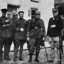 On the front and after experience he commanded 6th Royal Scots Fusiliers, c1916, (1945)