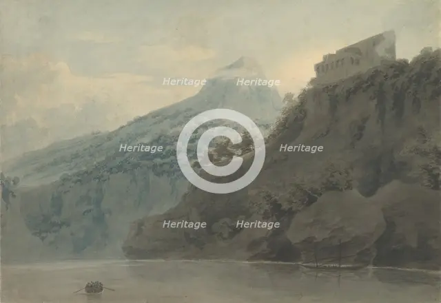 On the Gulf of Salerno near Vietri, September 1782 or later. Creator: John Robert Cozens.