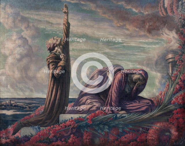 On the grave of the martyrs, 1941-1942.