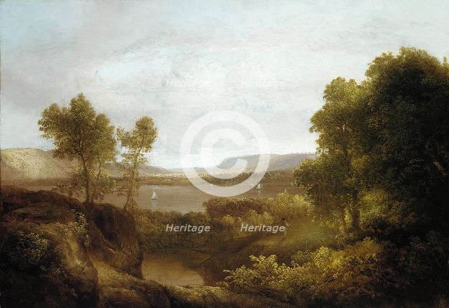 On the Hudson, 1830-35. Creator: Thomas Doughty.