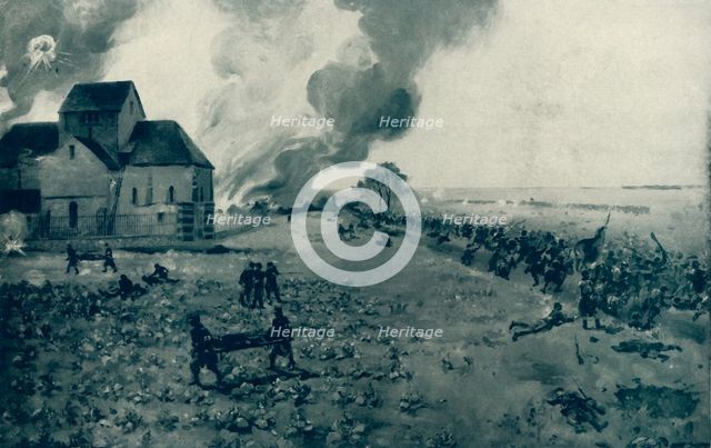 'On the Heights above Lenharee - Fighting Before and After The Battle of the Marne', 1915 Creator: Unknown.