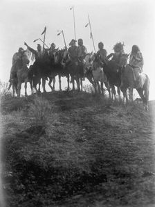 On the hilltop, c1908. Creator: Edward Sheriff Curtis