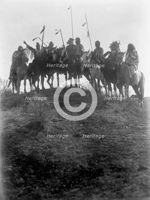 On the hilltop, c1908. Creator: Edward Sheriff Curtis.