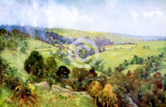 'On the Hills near Harrogate, Yorkshire', 1924-1926.Artist: George F Nicholls