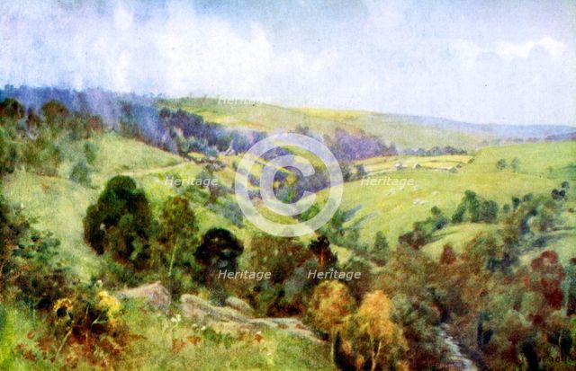 'On the Hills near Harrogate, Yorkshire', 1924-1926.Artist: George F Nicholls