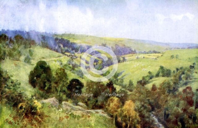 'On the Hills near Harrogate, Yorkshire', 1924-1926.Artist: George F Nicholls