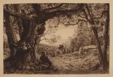 On The Hillside, 1880. Creator: Henry Farrer