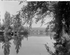 On the Housatonic at Weston Mills, Dalton, Mass., between 1900 and 1920. Creator: Unknown