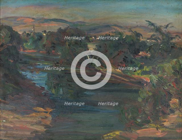 On the Ipel', c1935. Creator: Ludovít Cech.
