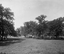 On the island [Island Park], Wilmington, Ill's., between 1900 and 1905. Creator: Unknown