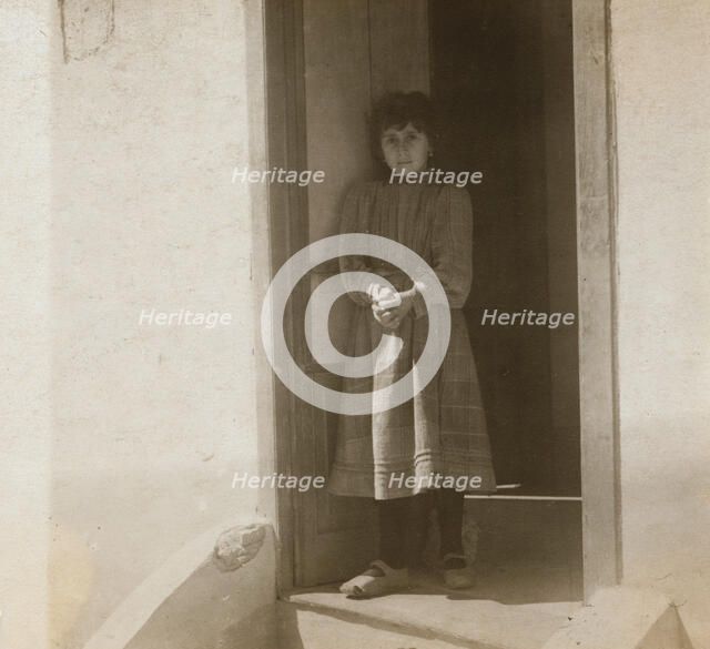 On the island of Capri, between 1905 and 1915. Creator: Sergey Mikhaylovich Prokudin-Gorsky.