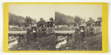 On the Juniata. The Five Fair Ladies, 1860/69. Creator: Anthony & Company