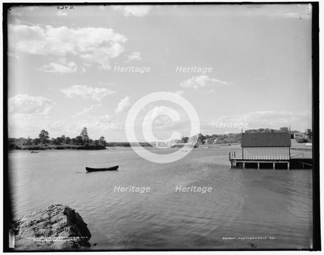 On the Kennebunk River, Kennebunkport, Maine, between 1890 and 1901. Creator: Unknown.