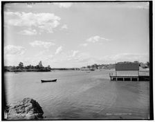 On the Kennebunk River, Kennebunkport, Maine, between 1890 and 1901. Creator: Unknown