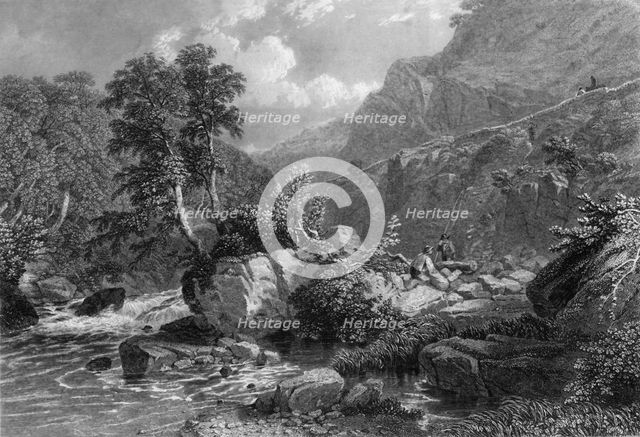 'On the Lynn', c1870.