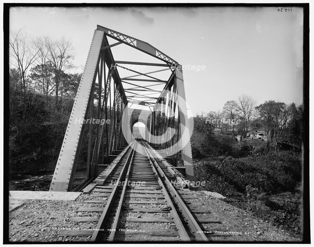On the Lackawanna near Far Hills, N.J., between 1890 and 1901. Creator: Unknown.