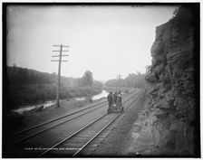 On the Lackawanna near Scranton, Pa., between 1890 and 1901. Creator: Unknown