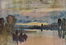 On the Lake at Petworth - Evening 1909. Artist: JMW Turner