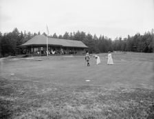 On the links, Hotel Champlain, Bluff Point, N.Y., between 1900 and 1910. Creator: Unknown