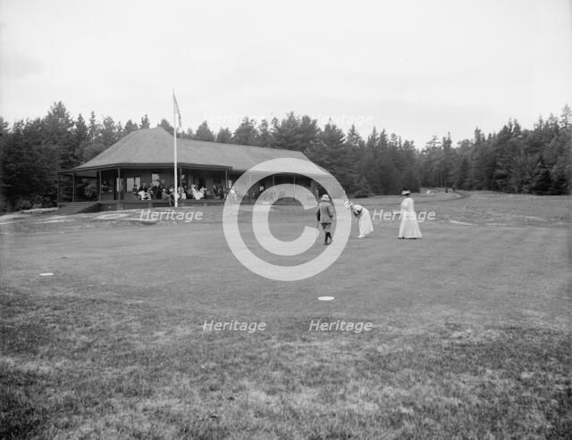 On the links, Hotel Champlain, Bluff Point, N.Y., between 1900 and 1910. Creator: Unknown.