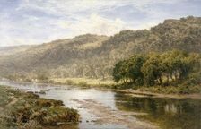 On the Llugwy below Capel Curig 1903. Artist: Benjamin Williams Leader