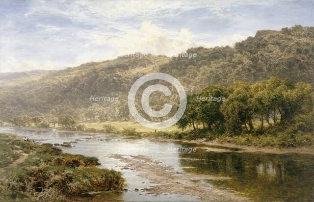 'On the Llugwy below Capel Curig', 1903. Artist: Benjamin Williams Leader.