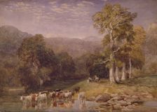 On the Llugwy, c1830s. Creator: David Cox the Elder