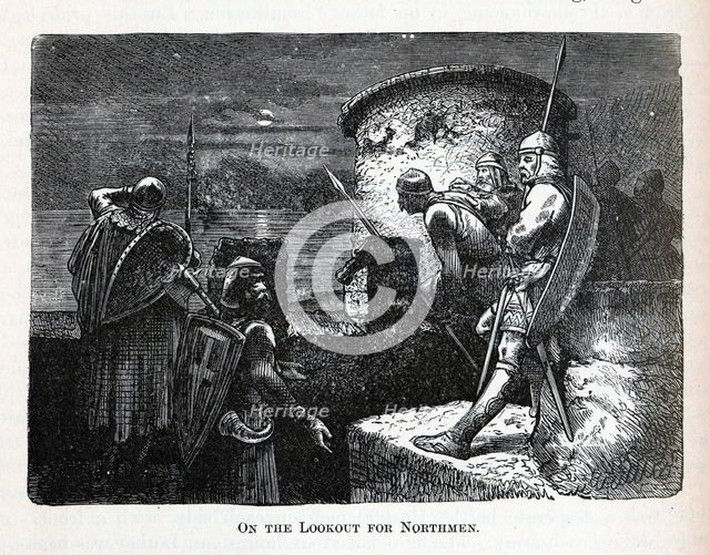 On the Lookout for Northmen, 1882. Artist: Anonymous  