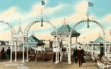On the Palace Pier, Brighton, Sussex, c1900s(?)