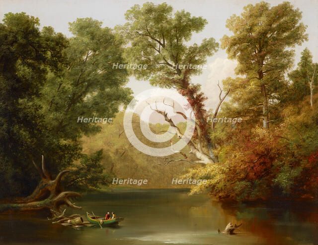On the Pennypack, 1880. Creator: Russell Smith.