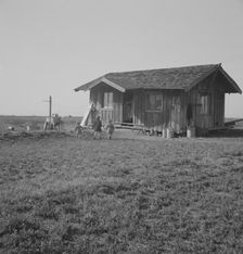 On the plains west of Fresno, California , 1939. Creator: Dorothea Lange