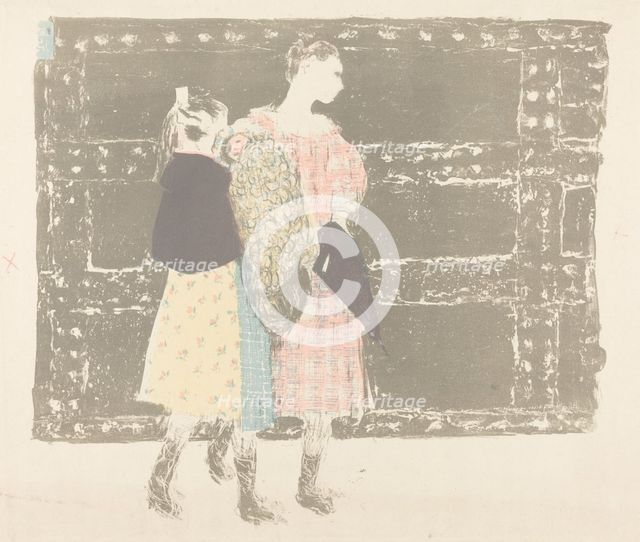 On the "Pont de l'Europe", 1897/1898 (published 1899). Creator: Edouard Vuillard.