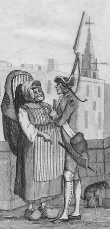 On the Pont Neuf 1771. Creator: Unknown