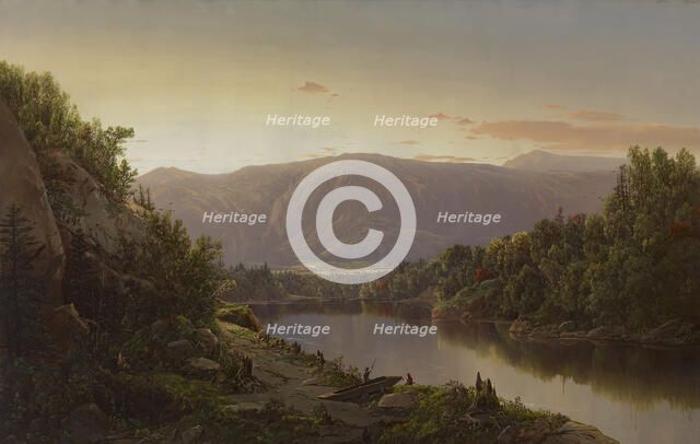 On the Potomac, 1850. Creator: William Louis Sonntag.