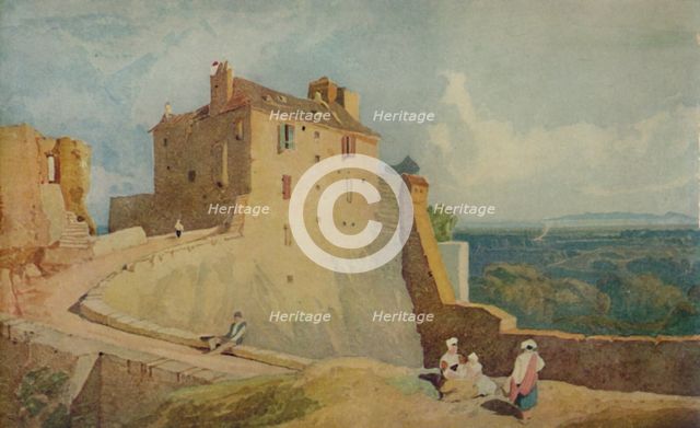'On the Rampart, Domfont, France', 1923. Artist: John Sell Cotman.