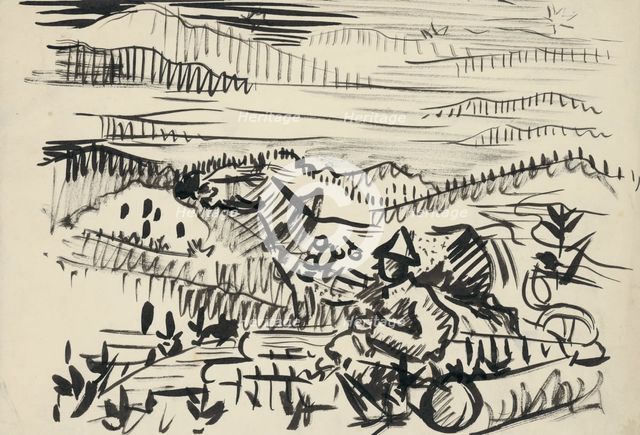 On the ridge, 1930s. Creator: Arnold Peter Weisz-Kubincan.