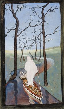 On the River of Life; The Stream of Life, 1896. Creator: Hugo Simberg