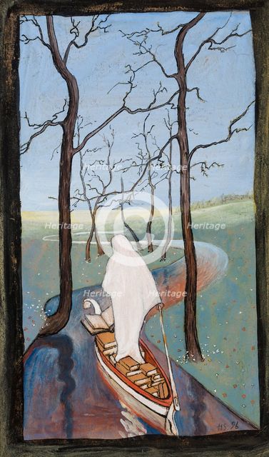 On the River of Life; The Stream of Life, 1896. Creator: Hugo Simberg.