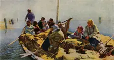 On the River Oka 1890, (1965). Creator: Abram Arkhipov