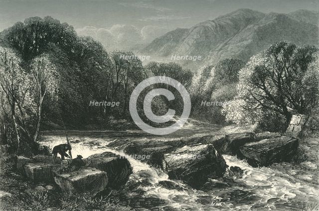 'On the River Lledr', c1870.