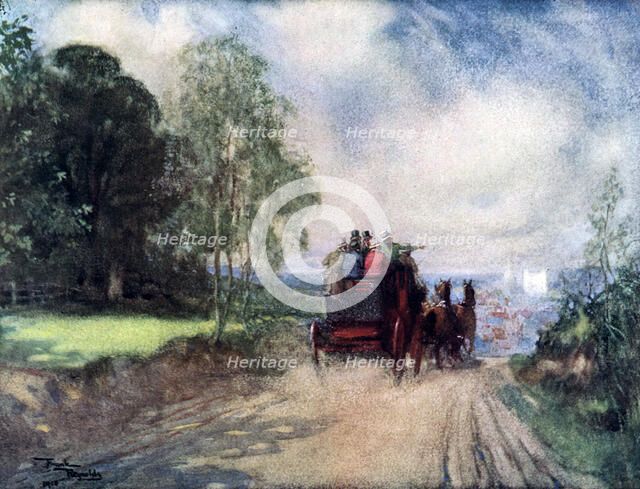 'On the Rochester Coach', c1920. Artist: Frank Reynolds