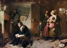 On the Road from Waterloo to Paris 1863, (1912).Artist: Marcus Stone