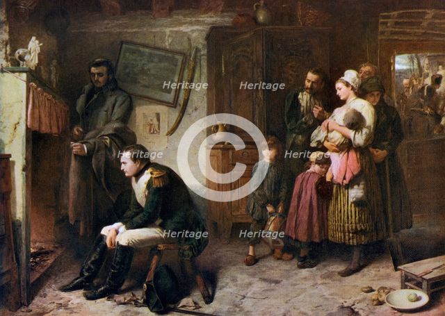 'On the Road from Waterloo to Paris', 1863, (1912).Artist: Marcus Stone