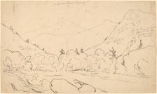 On the Road from Conway, 1827/1828. Creator: Thomas Cole