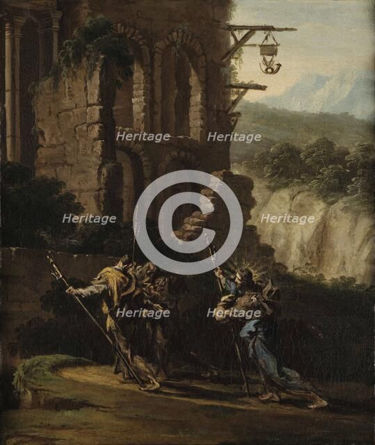 On the Road to Emmaus. Creator: Magnasco, Alessandro (1667-1749).