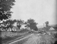 On the Road to Echo Lake, White Mountains, New Hampshire c1897. Creator: Unknown