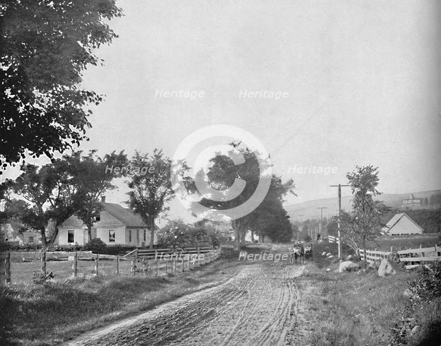 'On the Road to Echo Lake, White Mountains, New Hampshire', c1897. Creator: Unknown.