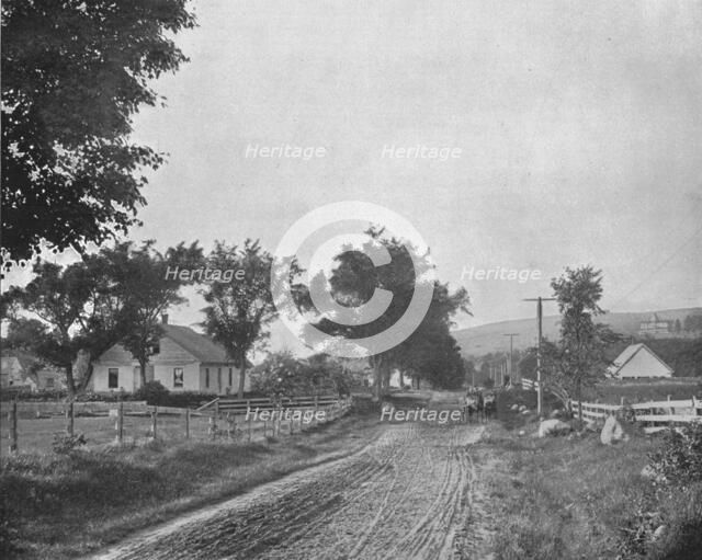 On the road to Echo Lake, White Mountains, New Hampshire, USA, c1900.  Creator: Unknown.