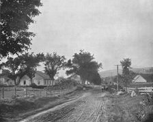 On the road to Echo Lake, White Mountains, New Hampshire, USA, c1900. Creator: Unknown